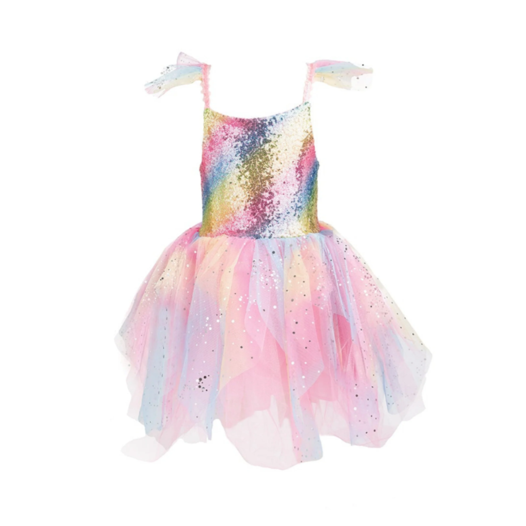 Great Pretenders - Rainbow Fairy Dress & Wings