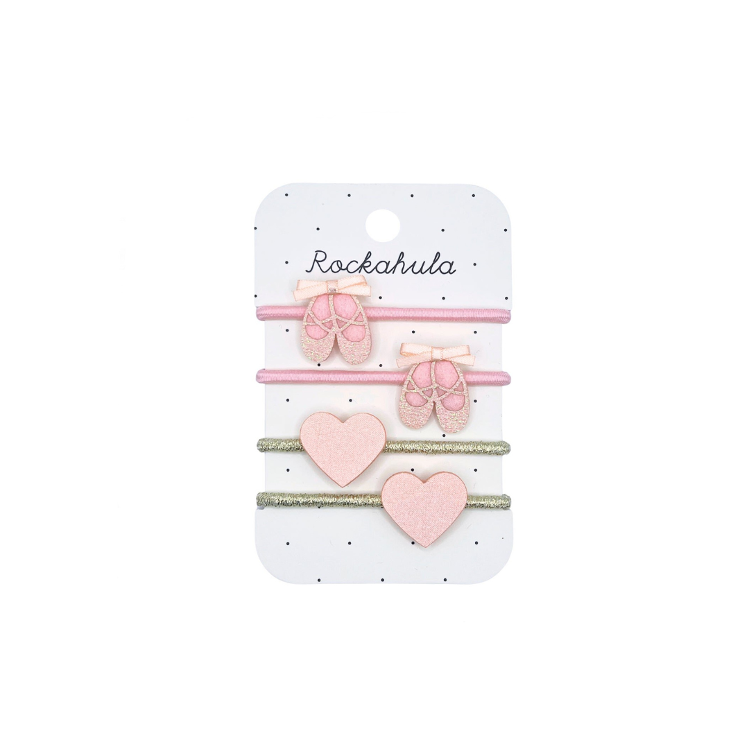 Rockahula kids - Haarelastieken balletschoenen - 4st