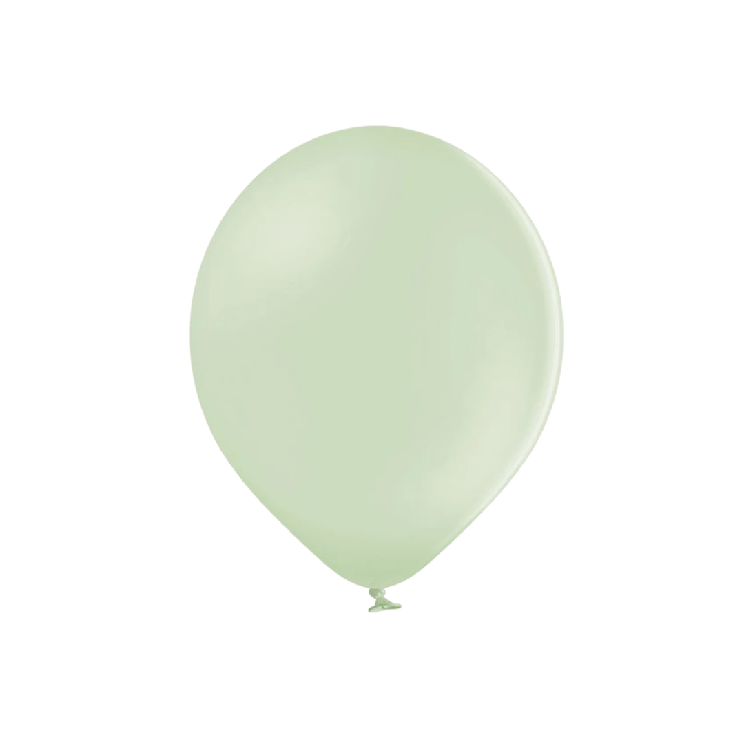 Ballonnen Pastel Kiwi Cream - 6 stuks - 12 cm