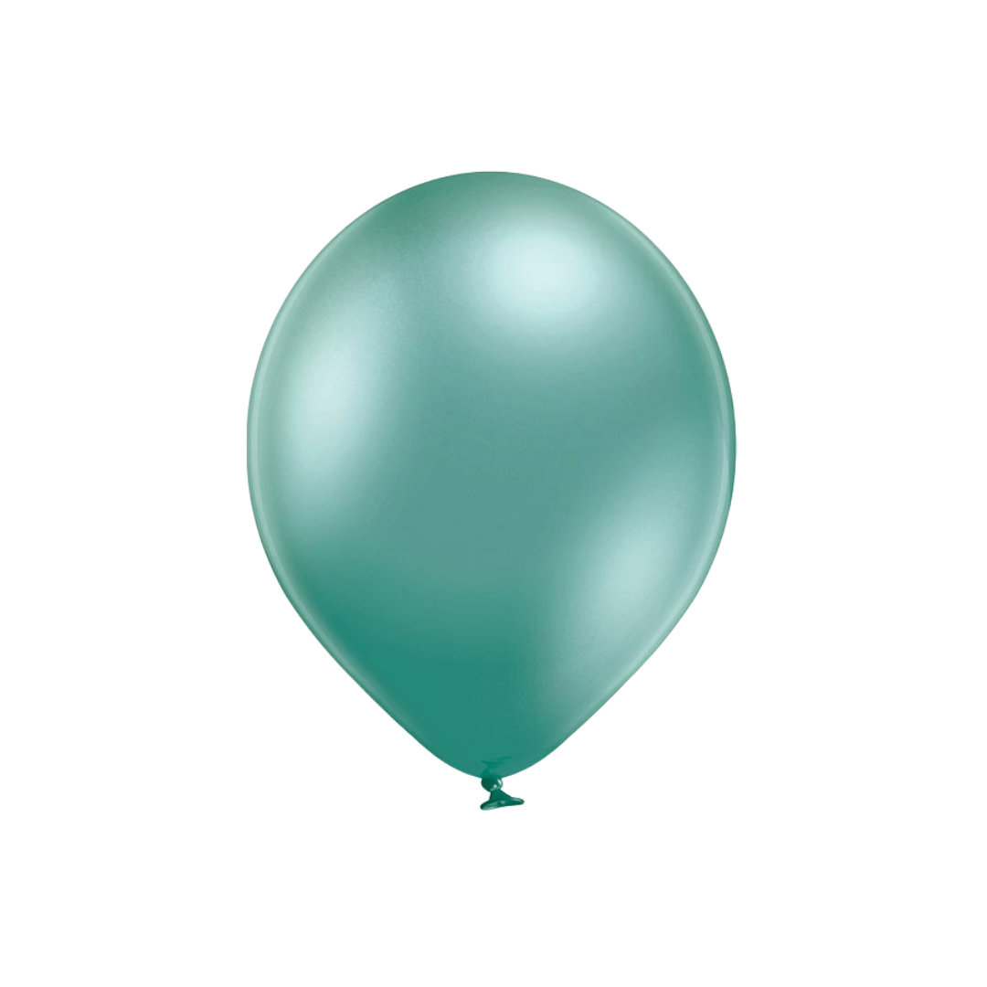 Ballonnen Glossy Green - 6 stuks - 12 cm