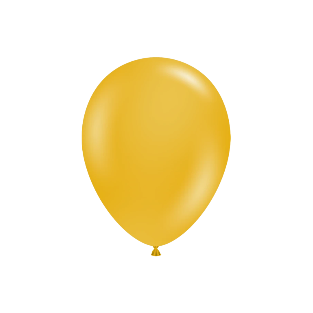 Ballonnen Musterd - 6 stuks - 28 cm