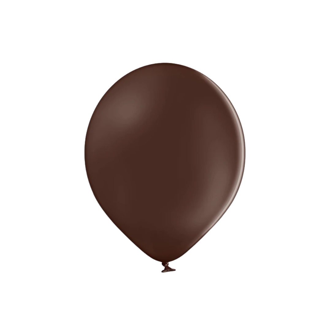 Ballonnen Cocoa Brown - 6 stuks - 12 cm