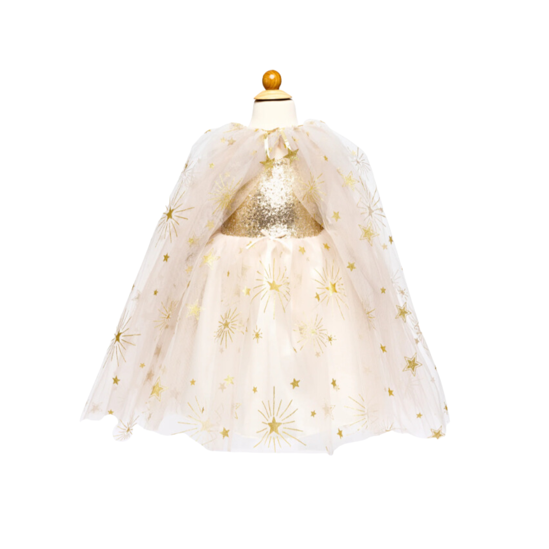 Verkleedcape golden glam - Great Pretenders