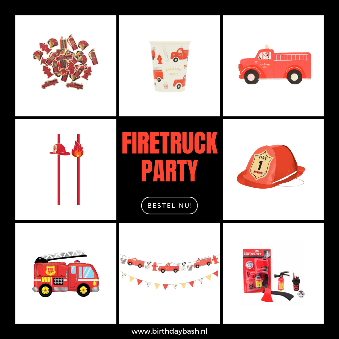 Fire Truck themabox – Laat het brandweerfeestje beginnen!