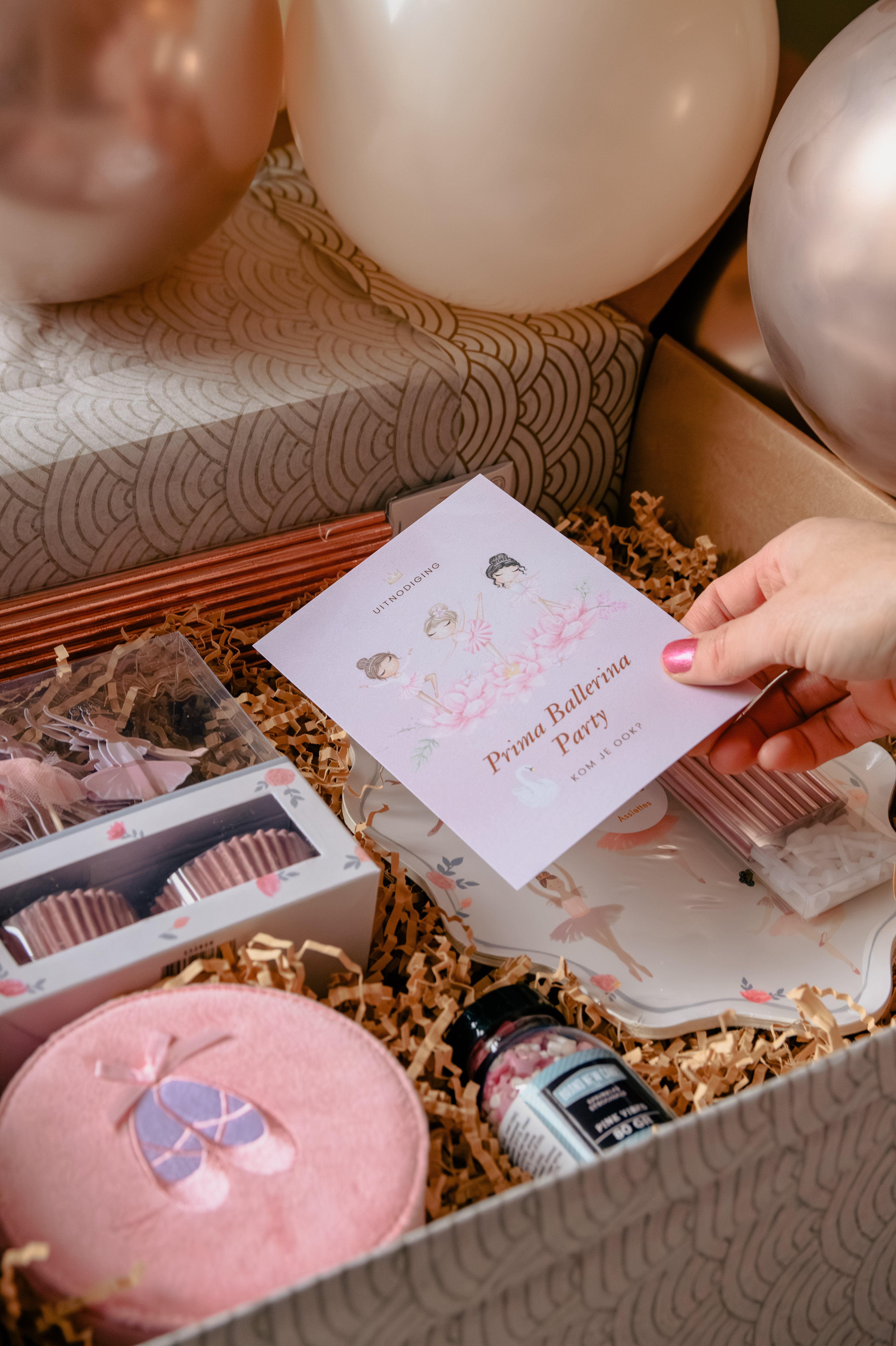 Stijlvolle Uitnodigingen voor jouw Prima Ballerina Kinderfeestje!