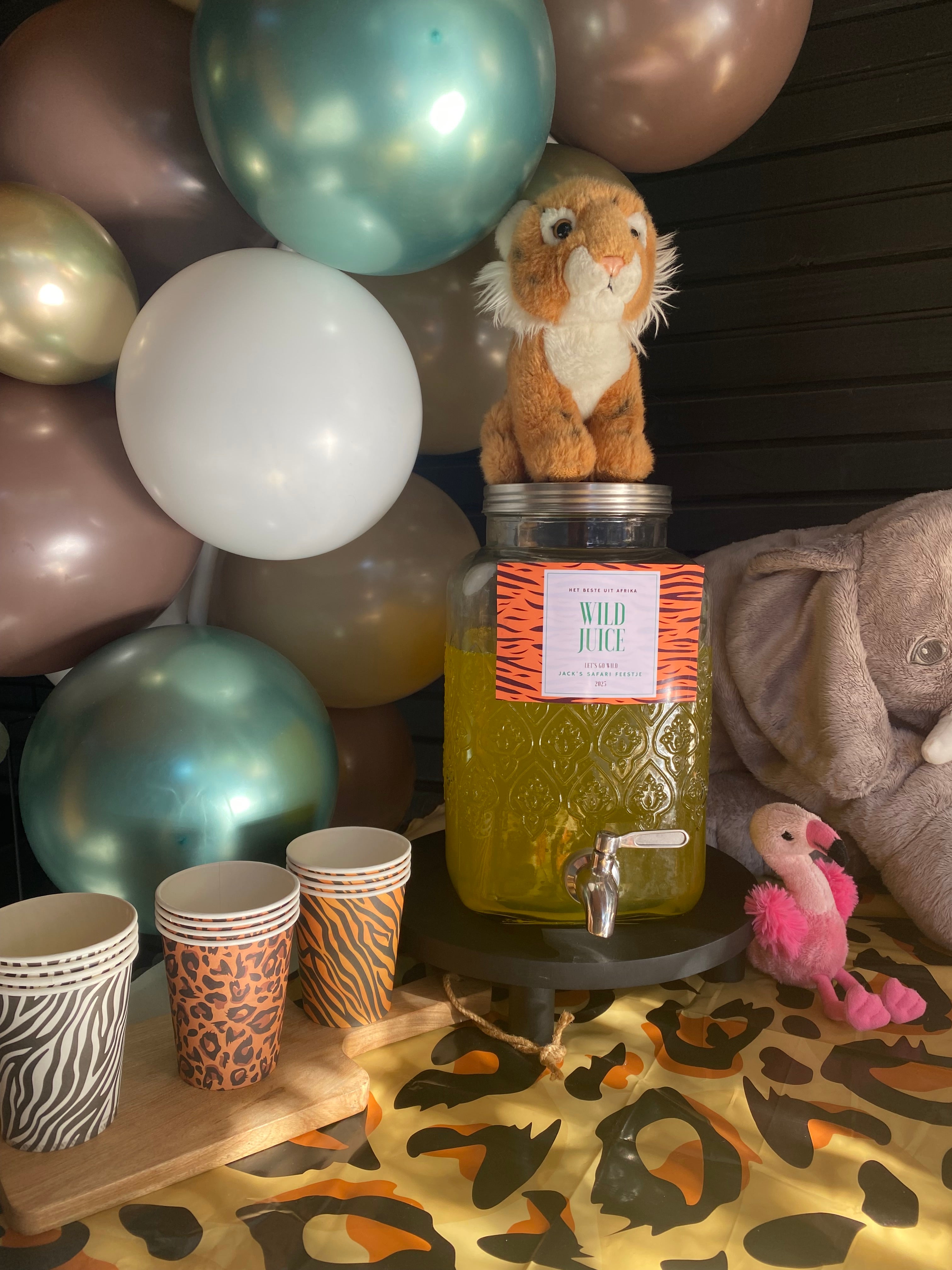 Safari Food Labels – Printbare tafeldecoratie voor een wild feestje!
