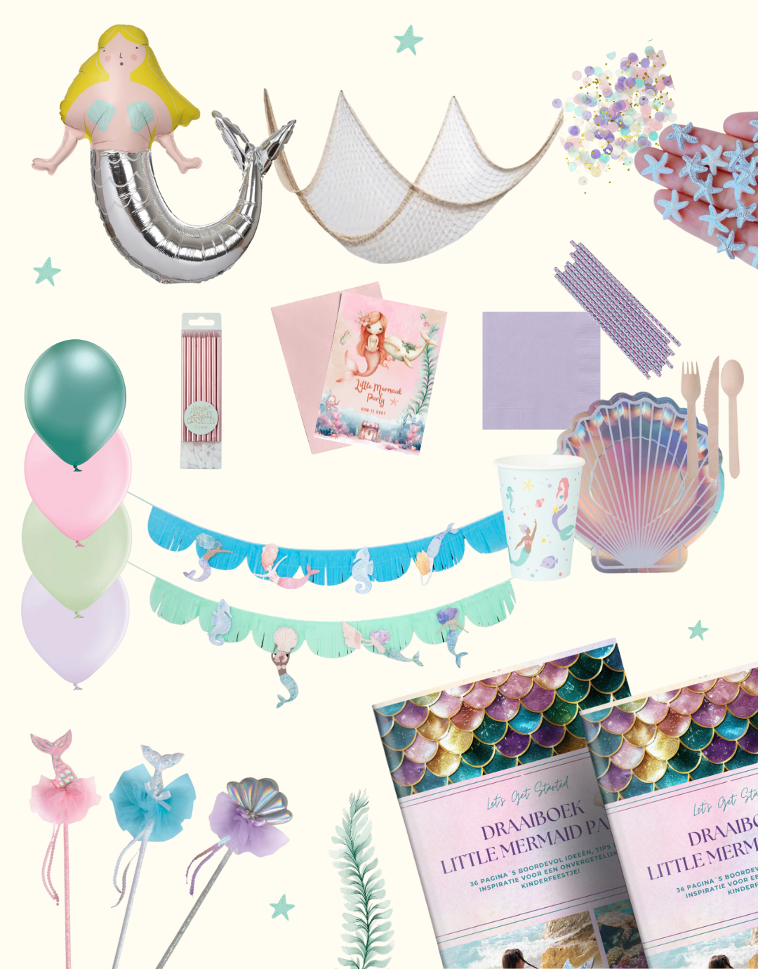 Little Mermaid Themabox – Een betoverend zeemeerminnenfeest!