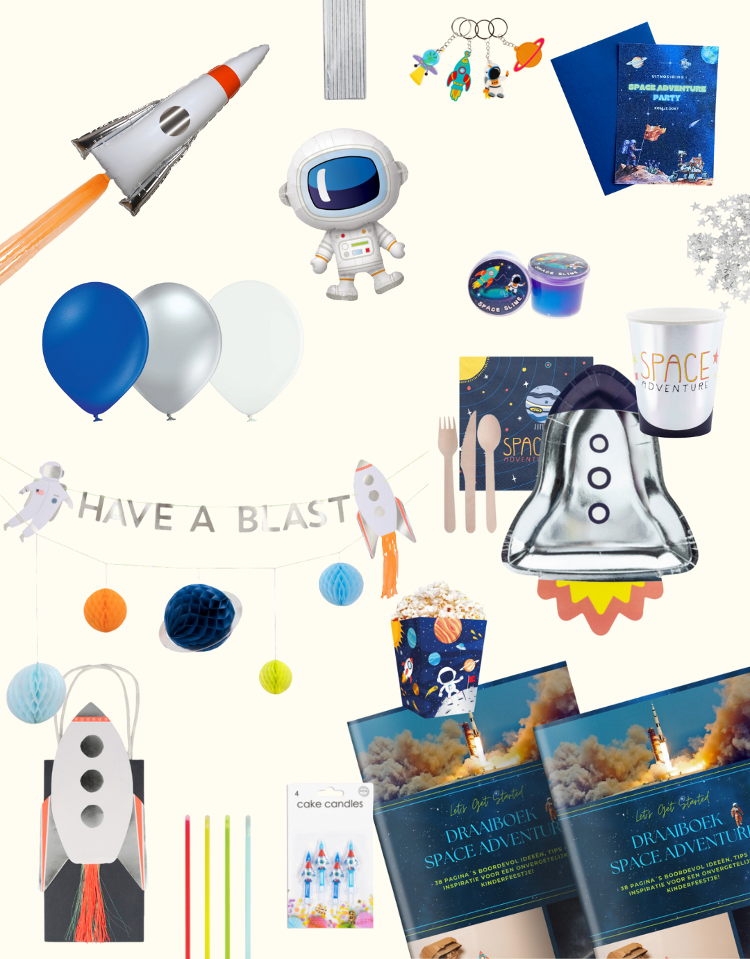 Space Adventure themabox – Een buitenaards avontuur voor jouw kleine astronaut!