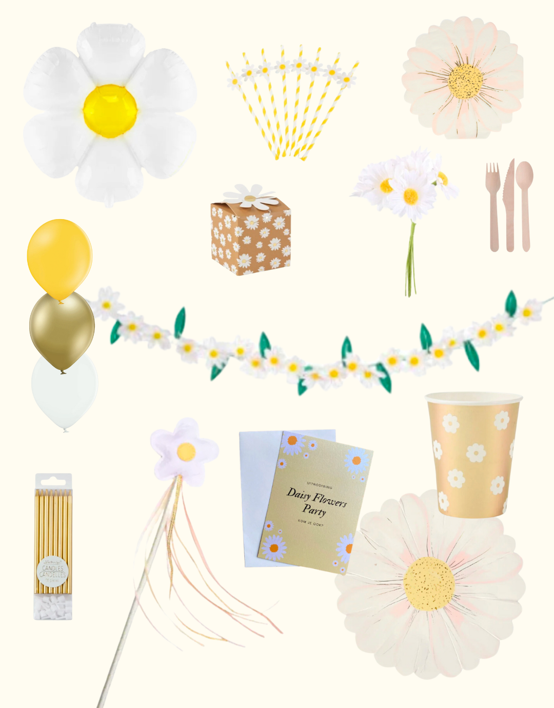 Daisy Flowers themabox – Het perfecte bloemenfeestje!