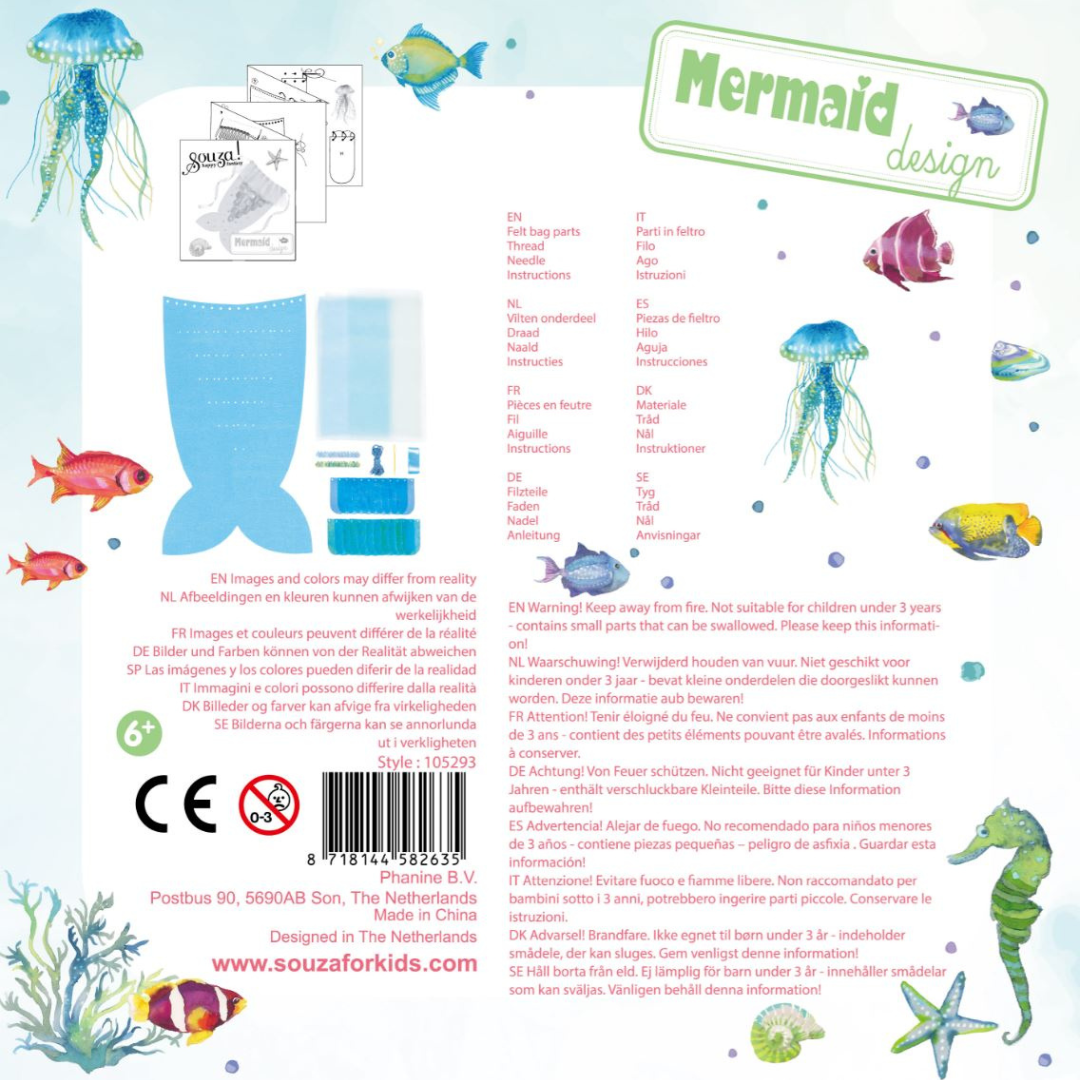 Souza! - Zeemeerminnen staart design kit