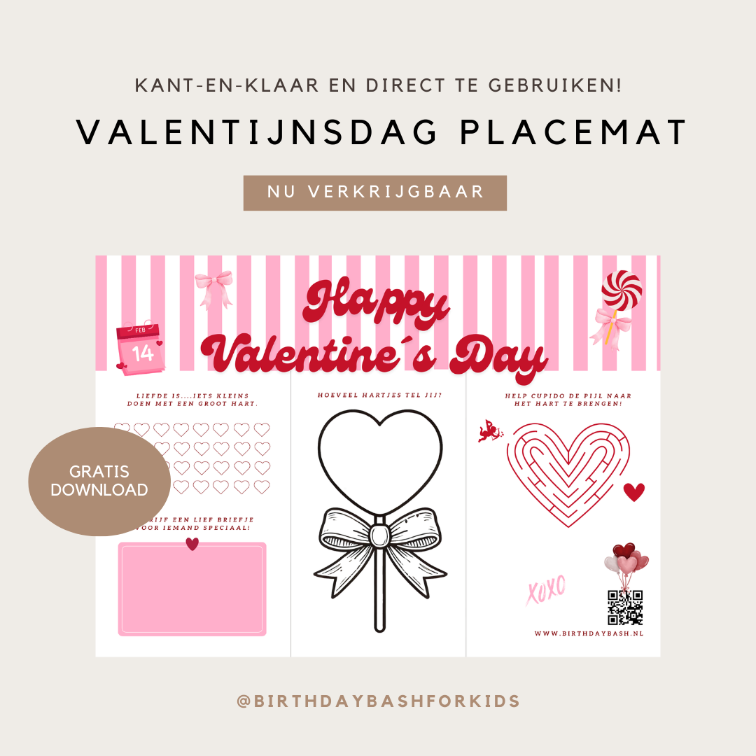 Gratis kleurplaat-placemat voor een liefdevolle Valentijn!