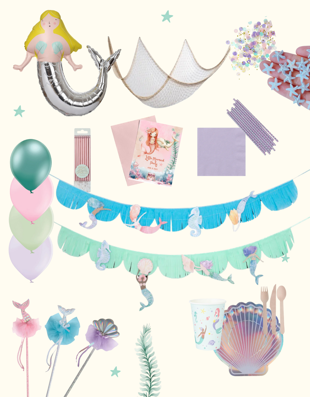 Little Mermaid Themabox – Een betoverend zeemeerminnenfeest!